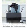 image:imageYAMAZAKI Home Tower Slim Kitchen Stand With Slim Depth  Convenient Storage For Cutting Boards amp Utensils  SpaceSaving Design Easy To Clean  SteelBlack
