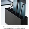 image:imageYAMAZAKI Home Tower Slim Kitchen Stand With Slim Depth  Convenient Storage For Cutting Boards amp Utensils  SpaceSaving Design Easy To Clean  SteelBlack