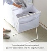 image:imageYAMAZAKI Home Tower Space Saving Storage Hamper 276  Steel  98 Gallons 35 LitersWhite