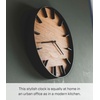 image:imageYAMAZAKI Home Wall Clock  Modern Wood Home Decoration Steel  Wood One Size Ash  Modern wood home decoration wall clock Designed for convenient home organization Helps keep everyday spaces organizedWalnut