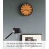 image:imageYAMAZAKI Home Wall Clock  Modern Wood Home Decoration Steel  Wood One Size Ash  Modern wood home decoration wall clock Designed for convenient home organization Helps keep everyday spaces organizedWalnut