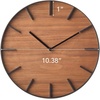 image:imageYAMAZAKI Home Wall Clock  Modern Wood Home Decoration Steel  Wood One Size Ash  Modern wood home decoration wall clock Designed for convenient home organization Helps keep everyday spaces organizedWalnut