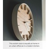 image:imageYAMAZAKI Home Wall Clock  Modern Wood Home Decoration Steel  Wood One Size Ash  Modern wood home decoration wall clock Designed for convenient home organization Helps keep everyday spaces organizedAsh
