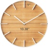 image:imageYAMAZAKI Home Wall Clock  Modern Wood Home Decoration Steel  Wood One Size Ash  Modern wood home decoration wall clock Designed for convenient home organization Helps keep everyday spaces organizedAsh