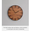 image:imageYAMAZAKI Home Wall Clock  Modern Wood Home Decoration Steel  Wood One Size Ash  Modern wood home decoration wall clock Designed for convenient home organization Helps keep everyday spaces organizedWalnut