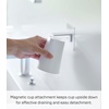 image:imageYamazaki 5487 Film Hook Magnetic Tumbler White Approx W 28 x D 28 x H 37 inches 7 x 75 x 95 cm Tumbler Approx 28 x 30 x 49 inches 7 x 75 x 125 cm Whole When Storeed TowerWhite