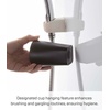 image:imageYamazaki 5488 Film Hook Magnetic Tumbler Black Approx W 28 x D 28 x H 37 inches 7 x 75 x 95 cm Tumbler Approx 28 x 30 x 49 inches 7 x 75 x 125 cm Whole When Storeed Tower