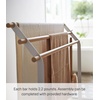 image:imageYamazaki Home Bath Towel Hanger  Bathroom Holder Rack Organizer  Convenient bathroom holder rack organizer for drying bath towels Compact and functional spacesaving design Easy to cleanWhite