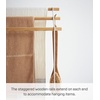 image:imageYamazaki Home Bath Towel Hanger  Bathroom Holder Rack Organizer  Convenient bathroom holder rack organizer for drying bath towels Compact and functional spacesaving design Easy to cleanWhite