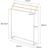 image:imageYamazaki Home Bath Towel Hanger  Bathroom Holder Rack Organizer  Convenient bathroom holder rack organizer for drying bath towels Compact and functional spacesaving design Easy to cleanWhite
