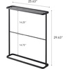 image:imageYamazaki Home Bath Towel Hanger  Bathroom Organizer Storage Holder Dry Rack Steel One Size WhiteBlack