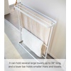 image:imageYamazaki Home Bath Towel Hanger  Bathroom Organizer Storage Holder Dry Rack Steel One Size WhiteWhite