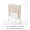 image:imageYamazaki Home Bath Towel Hanger  Bathroom Organizer Storage Holder Dry Rack Steel One Size WhiteWhite