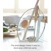 image:imageYamazaki Home Ladle amp Lid Rest  Kitchen Utensil Organizer Stand for Cooking Steel  Wood White  Useful kitchen utensil organizer stand holds lids and ladles while cooking Features durable steel and wood constructionWhite