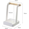 image:imageYamazaki Home Ladle amp Lid Rest  Kitchen Utensil Organizer Stand for Cooking Steel  Wood White  Useful kitchen utensil organizer stand holds lids and ladles while cooking Features durable steel and wood constructionWhite