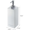 image:imageYamazaki Home Mist Shampoo Dispenser for Shower Gel Pump Bottle  Shampoo  Abs Plastic White