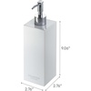 image:imageYamazaki Home Mist Shampoo Dispenser for Shower Gel Pump Bottle  Shampoo  Abs Plastic White