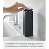 image:imageYamazaki Home One Handed Dispenser Plastic 85 Fluid oz  250 milliliters No Assembly ReqBlack