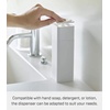 image:imageYamazaki Home One Handed Dispenser Plastic 85 Fluid oz  250 milliliters No Assembly ReqWhite