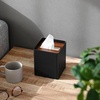 image:imageYamazaki Home Rin Reusable Tissue Box Cover Metal Holder Container Case with Natural Wooden Lid  Steel  Reusable tissue box cover metal holder container case with natural wood lid Designed for convenient home organizationWalnut