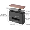 image:imageYamazaki Home Rin Tissue Paper Case with Removable Wooden Lid  Tissue Or Toilet Paper Or Paper Towel Rectangular Storage Holder for Kitchen Bathroom Or Bedroom  Polystone Brown French Toast 191012tcx