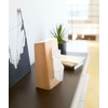 image:imageYamazaki Home Rin Tissue Paper Case with Removable Wooden Lid  Tissue Or Toilet Paper Or Paper Towel Rectangular Storage Holder for Kitchen Bathroom Or Bedroom  Polystone Natural