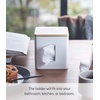 image:imageYamazaki Home Rin Tissue Paper Case with Removable Wooden Lid  Tissue Or Toilet Paper Or Paper Towel Rectangular Storage Holder for Kitchen Bathroom Or Bedroom  Polystone Ash
