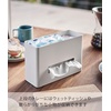 image:imageYamazaki Home Rin Tissue Paper Case with Removable Wooden Lid  Tissue Or Toilet Paper Or Paper Towel Rectangular Storage Holder for Kitchen Bathroom Or Bedroom  Polystone Natural