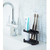 image:imageYamazaki Home Toothbrush and Toothpaste Holder for Bathroom Countertop Steel Water Resistant No Assembly Req  Durable steel stand designed for bathroom countertops A smart fit for modern homes Helps keep everyday spaces organizedBlack