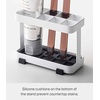 image:imageYamazaki Home Toothbrush and Toothpaste Holder for Bathroom Countertop Steel Water Resistant No Assembly Req  Durable steel stand designed for bathroom countertops A smart fit for modern homes Helps keep everyday spaces organizedWhite