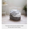 image:imageYamazaki Home Tosca Laundry Basket  Laundry Basket With Wooden Handles  Large 15  Steel  Wood  87 Gallons 33 Liters  Versatile wire laundry basket with comfortable wooden handles Open grid steel design allows maximum airflow Saves spaceLarge