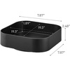 image:imageYamazaki Home Tower 360 Rotating Storage Rack  NonSlip Lazy Susan Organizer for Cosmetics Skincare and Spices  Abs PlasticBlack