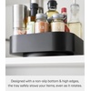 image:imageYamazaki Home Tower 360 Rotating Storage Rack  NonSlip Lazy Susan Organizer for Cosmetics Skincare and Spices  Abs PlasticBlack