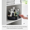 image:imageYamazaki Home Tower 360 Rotating Storage Rack  NonSlip Lazy Susan Organizer for Cosmetics Skincare and Spices  Abs PlasticBlack