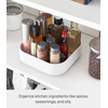 image:imageYamazaki Home Tower 360 Rotating Storage Rack  NonSlip Lazy Susan Organizer for Cosmetics Skincare and Spices  Abs PlasticWhite