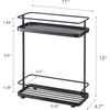 image:imageYamazaki Home Tower Bath Rack  Bathroom Shower Storage Holder Caddy Shelf Organizer  Small 13  Steel   Twotier bathroom shower storage holder and bath rack Compact caddy shelf organizer keeps bath essentials neat and tidyBlack