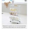 image:imageYamazaki Home Tower Bath Rack  Bathroom Shower Storage Holder Caddy Shelf Organizer  Small 13  Steel   Twotier bathroom shower storage holder and bath rack Compact caddy shelf organizer keeps bath essentials neat and tidyWhite