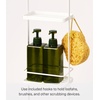 image:imageYamazaki Home Tower Bath Rack  Bathroom Shower Storage Holder Caddy Shelf Organizer  Small 13  Steel   Twotier bathroom shower storage holder and bath rack Compact caddy shelf organizer keeps bath essentials neat and tidyWhite