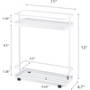 image:imageYamazaki Home Tower Bath Rack  Bathroom Shower Storage Holder Caddy Shelf Organizer  Small 13  Steel   Twotier bathroom shower storage holder and bath rack Compact caddy shelf organizer keeps bath essentials neat and tidyWhite
