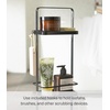 image:imageYamazaki Home Tower Bath Rack  Bathroom Shower Storage Holder Caddy Shelf Organizer  Small 13  Steel   Twotier bathroom shower storage holder and bath rack Compact caddy shelf organizer keeps bath essentials neat and tidyBlack