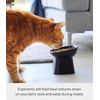 image:imageYamazaki Home Tower Elevated Ceramic Pet Food Bowl  Angled NonSlip Microwave amp Dishwasher Safe  67OzBlack