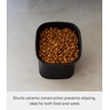 image:imageYamazaki Home Tower Elevated Ceramic Pet Food Bowl  Angled NonSlip Microwave amp Dishwasher Safe  67OzBlack