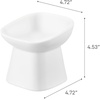 image:imageYamazaki Home Tower Elevated Ceramic Pet Food Bowl  Angled NonSlip Microwave amp Dishwasher Safe  67OzWhite