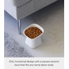 image:imageYamazaki Home Tower Elevated Ceramic Pet Food Bowl  Angled NonSlip Microwave amp Dishwasher Safe  67OzWhite
