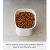 image:imageYamazaki Home Tower Elevated Ceramic Pet Food Bowl  Angled NonSlip Microwave amp Dishwasher Safe  67OzWhite