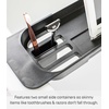image:imageYamazaki Home Tower Expandable Bathtub Caddy  Bathroom Tray Table Holder 2  Abs Plastic Black