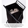 image:imageYamazaki Home Tower Laundry Hamper Clothes Basket With Cotton Liner  Small 252  Steel  Cotton  12 Gallons 45 LitersBlack