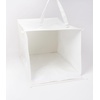 image:imageYamazaki Home Tower Laundry Hamper Clothes Basket With Cotton Liner  Small 252  Steel  Cotton  12 Gallons 45 LitersWhite
