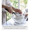 image:imageYamazaki Home Tower Nylon Whisk With Silicone Handle  ScratchResistant Hygienic Dishwasher Safe  Silicone  NylonBlack