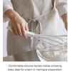 image:imageYamazaki Home Tower Nylon Whisk With Silicone Handle  ScratchResistant Hygienic Dishwasher Safe  Silicone  NylonWhite